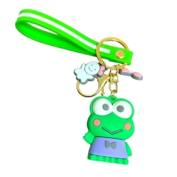 SANRIO Keroppi key chain (hello kitty friends) - Picture 1 of 4